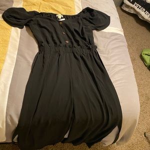 Black jump suit